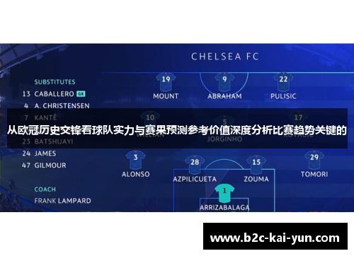 从欧冠历史交锋看球队实力与赛果预测参考价值深度分析比赛趋势关键的